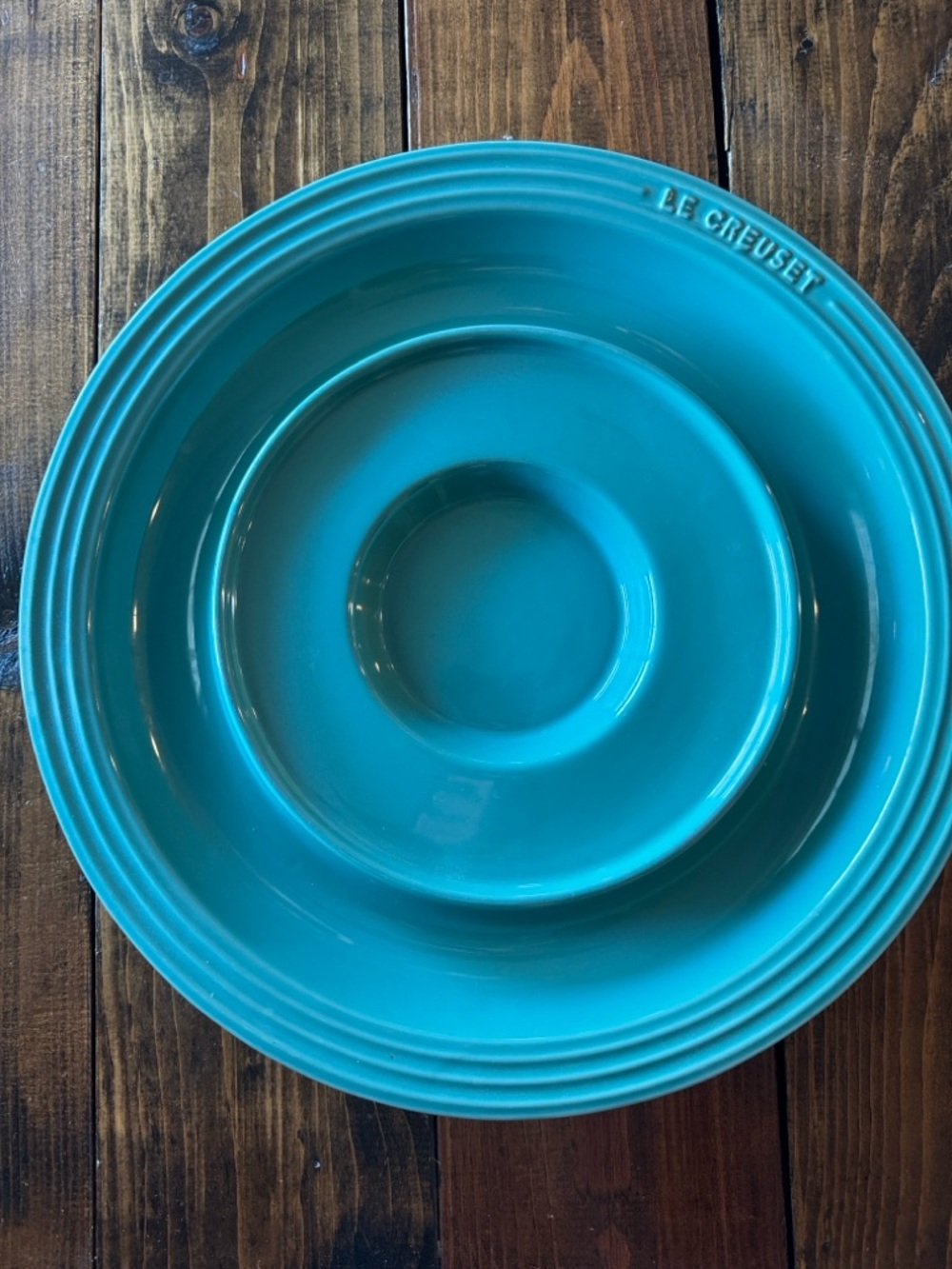 Le Creuset Gullah Blue Cheese Platter RARE